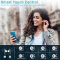 German Imported HOISTAC Wireless Headphones, In-Ear Bluetooth Headphones, Wireless Headphones with HiFi Stereo with Noise Cancellation, IPX7 Waterproof, Touch Control, 25 Hours Runtime, USB-C Charging. 