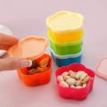 5Pcs Mini Squeeze Bottle Lunch Box Plastic Condiment Bottle Ketchup Salad Dressing Condiment Portable Food Container.