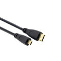 1080p 3D Mini HDMI-compatible to  Micro HDMI-compatible Cable For GoPro Sony Projector's Public to Public 0.3M 1M 1.8M Cable. 