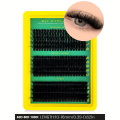 192PCS Faux Mink Lash Clusters – D Durl Long Individual Eyelashes, Soft & Natural Look, Mixed Lengths for DIY Eyelash Extensions. 