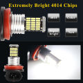 2PCS Fog Light H7 LED Bulb H8 H9 H11 9005 9006 LED 4014 Chips 45SMD Lens 12V Car Lamps Driving Auto Lamp Super Bright. 