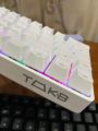 TMKB T63 Gaming Keyboard Wireless,Triple Mode BT5.0/2.4G/USB-C Mechanical Keyboard Wireless,63 Keys Wireless Bluetooth Keyboard,Rechargeable RGB Backlit 60 Percent Keyboard. 