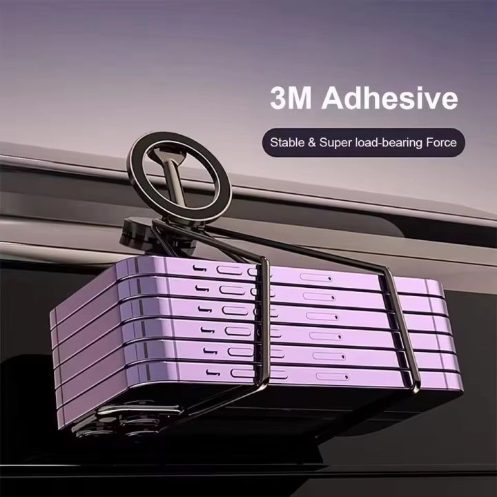 Strong%20Magnetic%20Cell%20Phone%20Holder%20Car%20360%C2%B0%20Swivel%20Adjustable%20Back%20Sticker%20Holder%20Magsafe%20for%20IPhone%2015%20%20%20Universal%20-%20Image%203