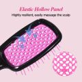 WANMEI 2pcs Fluffy Modeling Comb massage anti-static tangled hair hollow out comb for Wet Dry Hair salonhair salon Styling tools. 
