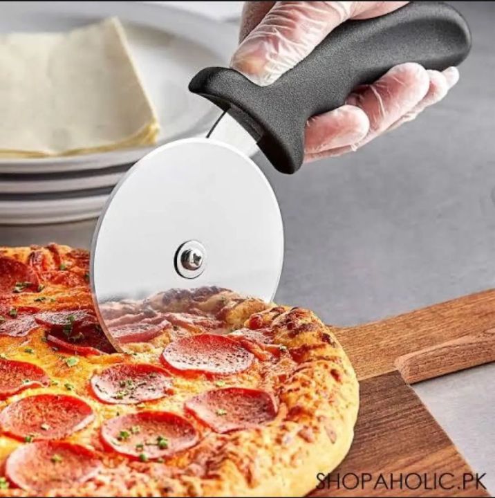 Pizza Slice Cutter Stainless Steel Blade Handy To Use
