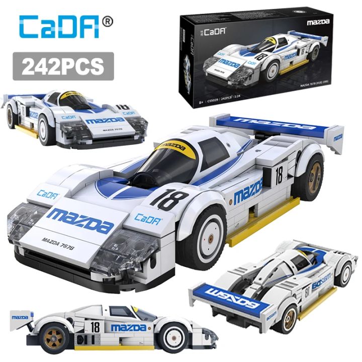Cada 1:24 Technical Drift Racing Car C42 Sports Car Model Building Blocks City Endurance Sports-Car Bricks Toys For Kid 