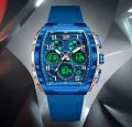 FOXBOX FB0096 new dual display men's watch silicone military watch luminous waterproof business casual quartz watches for men reloj+BOX.