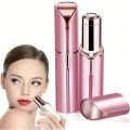 Portable Lipstick Shaped Electric Hair Remover For Women Painless And Effective Facial Hair Removal Home Razor Shaver Tool. 