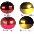 Universal bike back light with indicator option. 