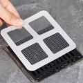 Shower Drain Hair Catcher Mesh Stickers,Disposable Hair Drain Stickers, Floor Drain Sticker, Disposable Shower Drain Hair Catcher, Bathroom Hair Filter Hair Blocking Net.(PACK OF 5). 