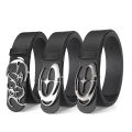 Fashion And Creative Geometric Alloy Pin Buckle Belt Simple Men's Casual Belt Individual Men's Birthday Wholesale.