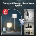 MOES Star Ring Series 65W Fast Charging Wall Outlet PD3.0 Electrical Charger GaN Socket 3 Ports Type-C USB A OverTemp Protection. 