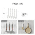 DIY Pegboard Wall Accessories No-drill Kitchen Organizer Storage Box Hooks Wall Organizer Bathroom Kitchen Garage Crafts.