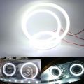2X60MM 70MM 80MM 90MM 100MM 110MM Car LED COB Angel Eyes Halo Ring Lamp Daytime Running Light 12V Fog Headlight Decorative Light. 