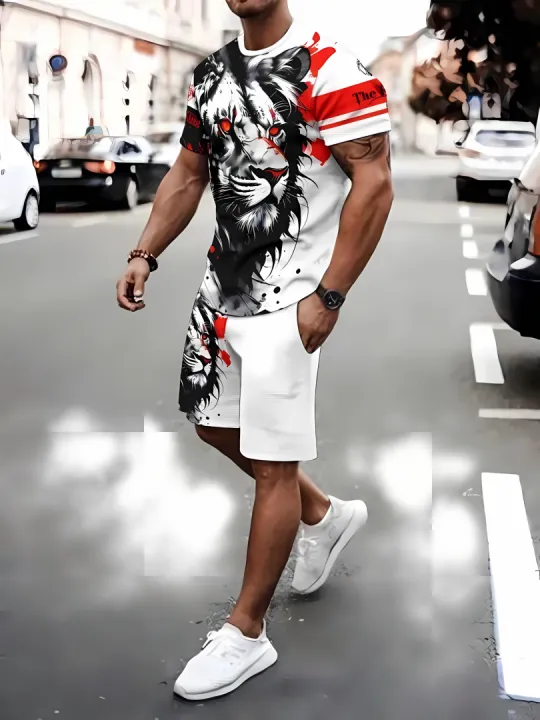 Hot%20Selling%20Men's%20Breathable%20Casual%20Short-Sleeved%20Shorts%20Set%203D%20Printed%20Outdoor%20Urban%20Street%20Top%20Shorts%20Casual%20Two-Piece%20Set%20-%20Image%206