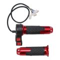 1 Pair Electric Bike Twist-Throttle High/Medium/Low Speed/Forward/Reverse Electric Bicycle Accelerator Cycling Parts. 
