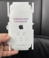 Iphone 13 Pro Max Matte Unbreakable Membrane HD+ Sheet with apple Cut/Logo Back Matte Transparent Premium Quality 360 Full Coverage around the corners. 