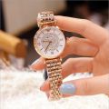 Women Watches Top Brand Luxury 2021 Fashion Diamond Ladies Wristwatches Stainless Steel Silver Mesh Strap Female Quartz Watch. 