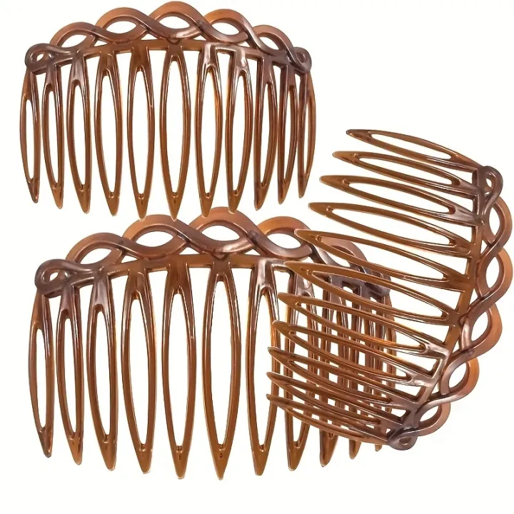 2Pcs%20French%20Hair%20Comb%20Hair%20Accessories%20Straight%20Teeth%20Hair%20Clip%20Hair%20Side%20Comb%20Bridal%20Wedding%20Veil%20Comb%20Retro%20Weaving%20Effect%20-%20Image%205