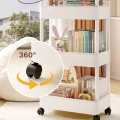 Household Multi-layer Small Cart Storage Rack Floor To Floor Kitchen Bedroom Bathroom Storage Rack Storage Rack With Wheels. 