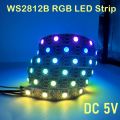 WS2812B Smart IC 5050 RGB LED Strip WS2812 Individually Addressable IC DC5V 30/60/144Pixels/LEDs/m IP30/IP65/IP67 RGB Tape Light. 