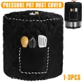 1/3Pcs Kitchen Pressure Pot Dust Cover Washable Air Fryer Cover with Pocket 31x33 cm Foldable Electric Pressure Cooker Covers. 