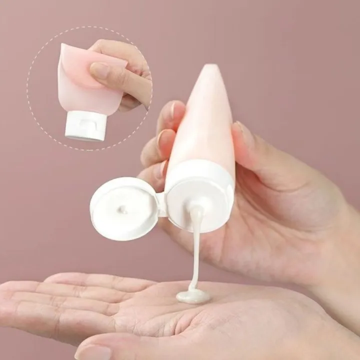 4Pcs/Set%20Travel%20Botttle%20Set%2060ml%20Refillable%20Bottle%20Soft%20Silicone%20Lotion%20Shampoo%20Container%20Squeeze%20Tube%20Empty%20Bottle%20Wholesale%20-%20Image%202