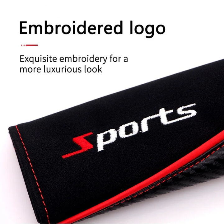 Car%20seat%20belt%20shoulder%20pad%20lengthened%20soft%20and%20comfortable%20suede%20carbon%20fiber%20pattern%20protective%20cover%20car%20accessories%20thickened%20-%20Image%204