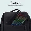 [Shipped from Thailand] Thai keyboard, 10-inch wireless keyboard and mouse with multi-color LED backlight for Android phone laptop. 