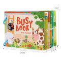 Montessori Busy Book Sticker Quiet Book for Kids Early Educational Toy Toddlers Matching Puzzles Game Baby Learning Toys . 