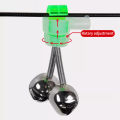 5/10pcs Fishing Bite Alarms Fishing Rod Bells Tip Clip Bells Ring Green ABS Fishing Accessory Outdoor Pole Fish Bites Indicators. 