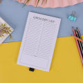 1pc Magnetic Notepad with Pen Holder，Portable Refrigerator Message Board，Home Kitchen Shopping List Office Student Sticky Notes. 