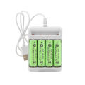 1PC AAA And AA Rechargeable Battery Station High-Speed USB 3/4 Slot Fast Rechargeable Battery Charger Short Circuit Protection. 