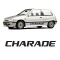 Charade Side Door Sticker for Car 2 Piece in Black Color. 