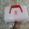 First aid box Medicine storage white mini first aid box. 