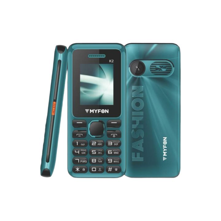 Myfon K2 - 1.8 inch display - 1500maH Battery - Dual Sim - PTA approved - Auto call recording - 1 year brand warranty