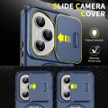 Slide Camera Cover Case for Honor 400 Pro, 400 Lite, 400, Magnetic Rotate Ring Holder Heavy Duty TPU+PC Shockproof Drop Protect Phone Case. 