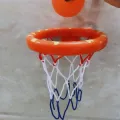 Bathroom basketball toy small basketball paddles with 3 basketballs easy to install. 