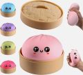 Dumpling Squishy , Cute Squishy Dumpling Stress Ball Fidget Sensory Toy for Adults Anxiety Relief, Novelty Squeeze Ball for Office Desk. 