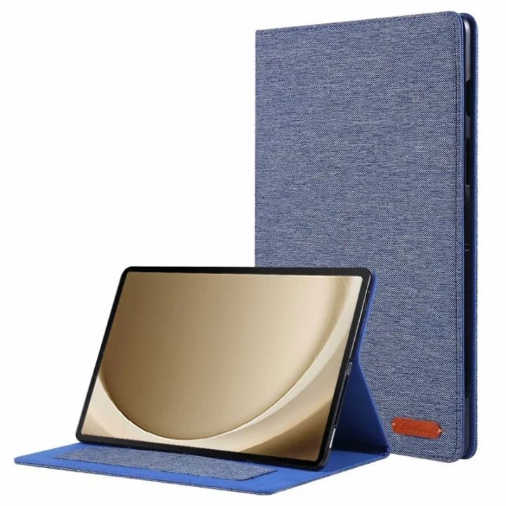 For SAMSUNG Galaxy Tab A9 Plus Case 11 inch Soft Fabric Flip Stand Cover For Funda Galaxy Tab A9 Plus SM-X210 X216 Case Coque