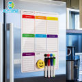 A3 Magnetic Weekly & Monthly Planner Whiteboard Fridge Magnet Flexible Daily Message Drawing Refrigerator Bulletin White Board. 