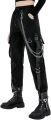 Black Casual Pants for Women in Spring Autumn Korean Style Ins Hip-Hop Student Loose High-Waisted Slim Legged Cargo Pants Trendy.