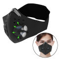 Activated Carbon Anti-Pollution Masks Breathing Valve Protective Cycling Mask Cycling Mask With Filter. 