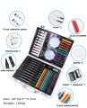 Colouring Kit Art & Craft 54 pcs Art and Craft Suitcase Gift Box Art Set 54 pcs Colouring Kit suitcase Colour kit Colour box Colouring box Drawing set Drawing box. 