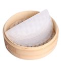 Non-Stick White Silicone silicone bamboo steamer baking mat Dim Sum Restaurant Kitchen Under Steamers Mat Cooking reusable Tools. 