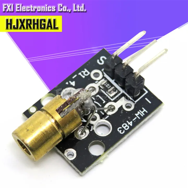 1PCS KY-008 650nm Laser sensor Module 6mm 5V 5mW Red Laser Dot Diode ...
