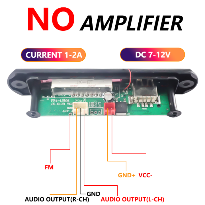Hands-Free%20MP3%20Player%20Decoder%20Board%207V%2012V%20Bluetooth5.0%20NO%20Amplifier%20Car%20FM%20Radio%20Module%20Support%20FM%20TF%20USB%20AUX%20Recorders%20-%20Image%202