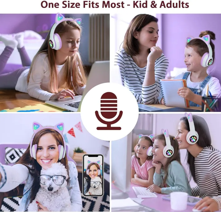 Cute%20Cat%20Ear%20Wireless%20Headphones%20with%20RGB%20Lights%20%E2%80%93%20Bluetooth%205.0%20Headband%20Headset%20with%20Mic%20for%20Kids%20&%20Teens%20(Phone%20&%20PC)%20-%20Image%204