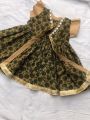 Dress for baby girls angrakha frock , design and size can be customize.. 