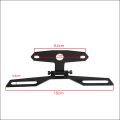 Motorcycle License Plate Bracket Taillight Mount Support Folding Number Plate Frame Holder Mount Universal Motorbike Accessories. 